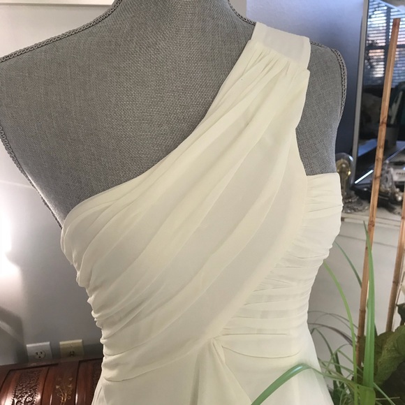 🌺Chiffon One Shoulder Dress🌺. Little bride to be - Picture 3 of 7